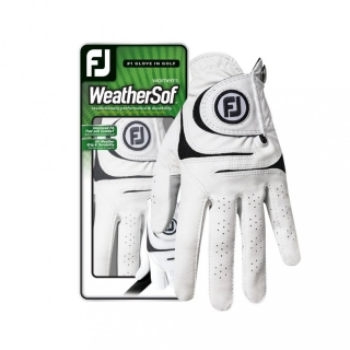 FootJoy WeatherSof dámská golfová rukavice bílá, levá velikost L