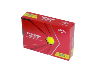 Callaway Chrome Soft Triple Track žluté 12ks