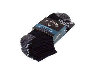 ponožky pánské Callaway Sports Low Cut černé EUR 42-46 3 páry