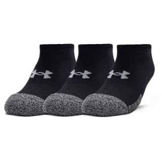 ponožky Under Armour Heatgear no show pánské, 3 páry, černé, velikost M