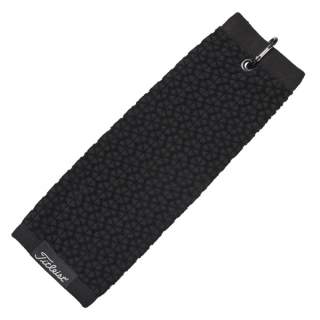 Titleist Tri-Fold Cart golfový ručník černý
