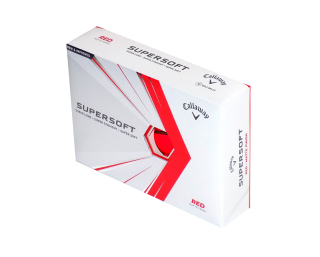 Callaway Supersoft červené matné - 12ks